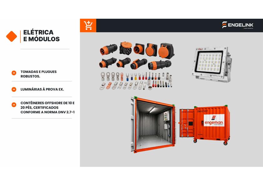 Soluções elétricas e módulos