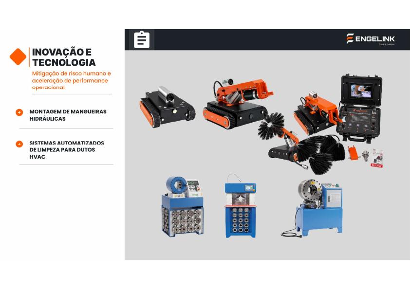 Máquinas e tecnologias especiais